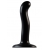 Черный фаллоимитатор-насадка Strap-On-Me P G spot Dildo size S - 16,4 см. - Strap-on-me - купить с доставкой в Набережных Челнах