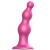 Розовая насадка Strap-On-Me Dildo Plug Beads size S - Strap-on-me - купить с доставкой в Набережных Челнах