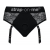 Черные трусики для насадок Diva Lingerie Harness - size L - Strap-on-me - купить с доставкой в Набережных Челнах