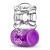 Фиолетовое эрекционное виброкольцо Pleaser Rechargeable C-Ring - Blush Novelties - в Набережных Челнах купить с доставкой