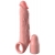 Телесная насадка-удлинитель 2 Inch Silicone X-tension with Strap - 20,3 см. - Pipedream - в Набережных Челнах купить с доставкой