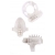Набор из 3 прозрачных эрекционных колец с вибрацией Teasers Ring Kit - Chisa - в Набережных Челнах купить с доставкой