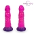 Розовый рельефный фантазийный фаллоимитатор - 20 см. - Bior toys - купить с доставкой в Набережных Челнах