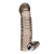 Дымчатая насадка на пенис с вибрацией  Vibrating Penis Enhancing Sleeve Extension - 13,3 см. - BlueLine - в Набережных Челнах купить с доставкой