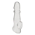 Прозрачная насадка для пениса Girthy Penis Enhancing Sleeve Extension - 17,1 см. - BlueLine - в Набережных Челнах купить с доставкой