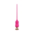 Розовый тонкий стимулятор Nipple Vibrator - 23 см. - I-MOON - купить с доставкой в Набережных Челнах