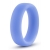 Голубое люминесцентное кольцо Silicone Glo Cock Ring - Blush Novelties - в Набережных Челнах купить с доставкой