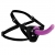 Лиловый поясной страпон Navigator Silicone G-Spot Dildo with Harness - 17,8 см. - XR Brands - купить с доставкой в Набережных Челнах