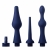 Набор из 3 универсальных насадок для анального душа Universal 3 Piece Silicone Enema Attachment Set - XR Brands - купить с доставкой в Набережных Челнах