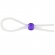 Прозрачное лассо с фиолетовой бусиной SILICONE COCK RING WITH BEAD LAVENDER - NMC - в Набережных Челнах купить с доставкой