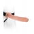 Фаллопротез телесного цвета Hollow Strap-On - 29 см. - Pipedream - купить с доставкой в Набережных Челнах