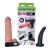 Страпон с 2 насадками и вибрацией UniStrap - 19 и 12 см. - LOVETOY (А-Полимер) - купить с доставкой в Набережных Челнах