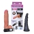 Страпон с 2 насадками и вибрацией UniStrap - 20 и 18 см. - LOVETOY (А-Полимер) - купить с доставкой в Набережных Челнах