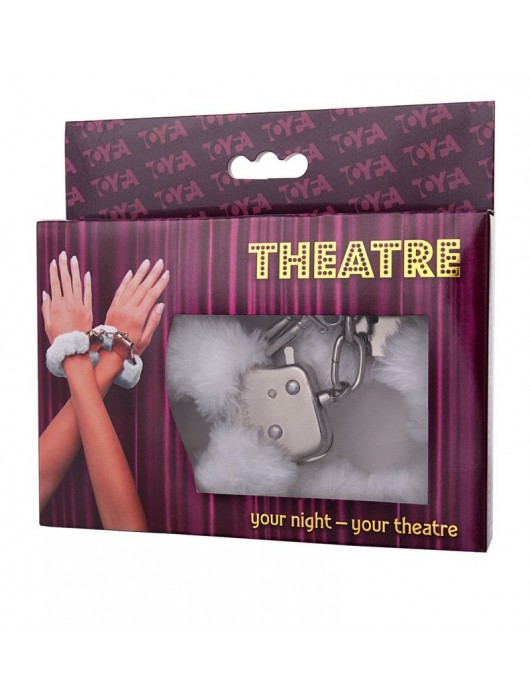 Наручники с белой меховой опушкой - ToyFa - купить с доставкой в Набережных Челнах