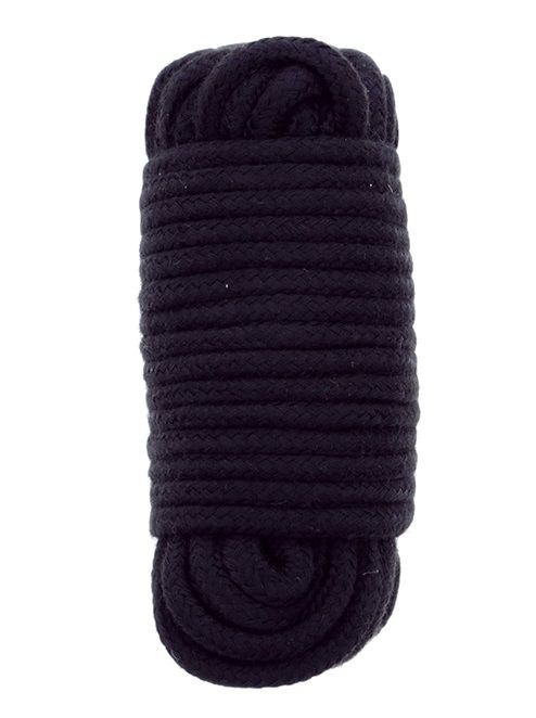 Черная веревка для связывания BONDX LOVE ROPE - 10 м. - Dream Toys - купить с доставкой в Набережных Челнах
