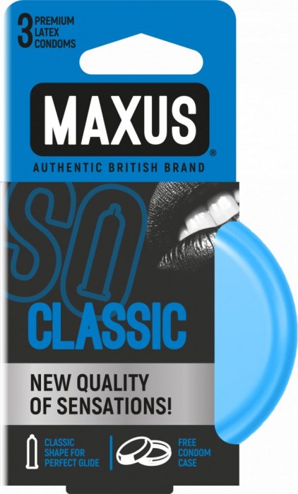 Классические презервативы в железном кейсе MAXUS Classic - 3 шт. - Maxus - купить с доставкой в Набережных Челнах