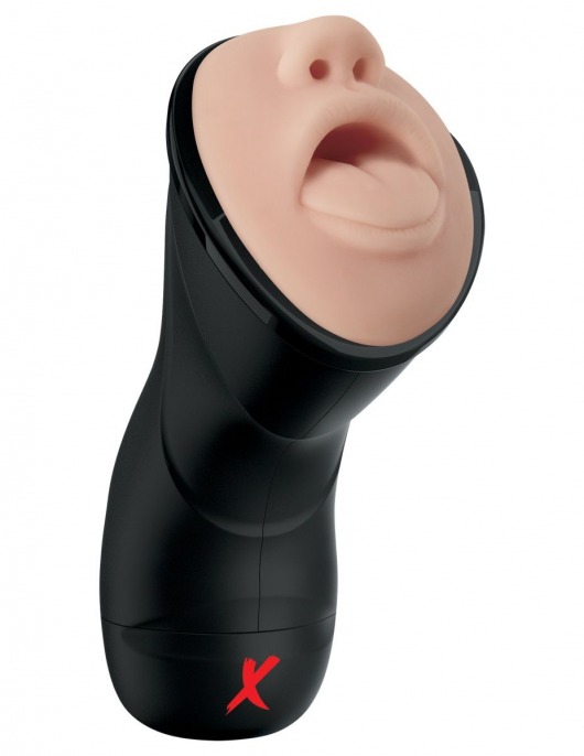 Мастурбатор-ротик Deep Throat Vibrating Stroker - Pipedream - в Набережных Челнах купить с доставкой