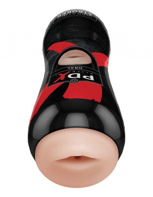 Мастурбатор-ротик Vibrating Oral Stroker - Pipedream - в Набережных Челнах купить с доставкой