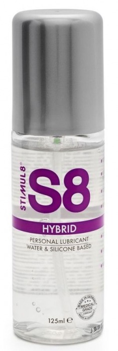 Интимная смазка на водно-силиконовой основе S8 Hybrid - 125 мл. - Stimul8 - купить с доставкой в Набережных Челнах