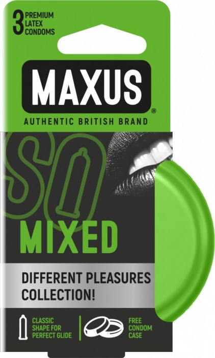 Презервативы в железном кейсе MAXUS Mixed - 3 шт. - Maxus - купить с доставкой в Набережных Челнах