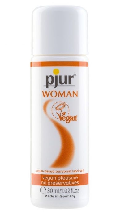 Лубрикант pjur WOMAN Vegan на водной основе - 30 мл. - Pjur - купить с доставкой в Набережных Челнах