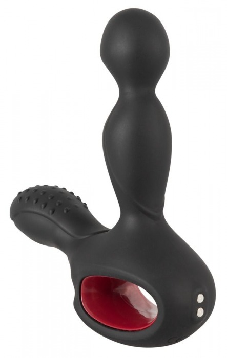 Черный вибромассажер простаты с нагревом и ротацией Prostate Plug - 14,5 см. - Orion - в Набережных Челнах купить с доставкой