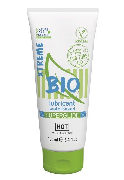 Интимный увлажняющий гель BIO SuperGlide Xtreme - 100 мл. - HOT - купить с доставкой в Набережных Челнах