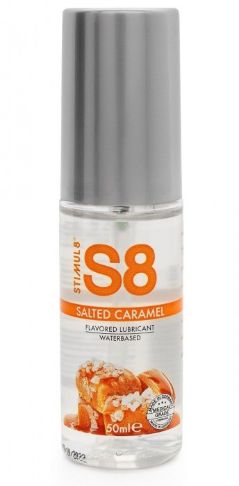 Лубрикант S8 Flavored Lube со вкусом солёной карамели - 50 мл. - Stimul8 - купить с доставкой в Набережных Челнах
