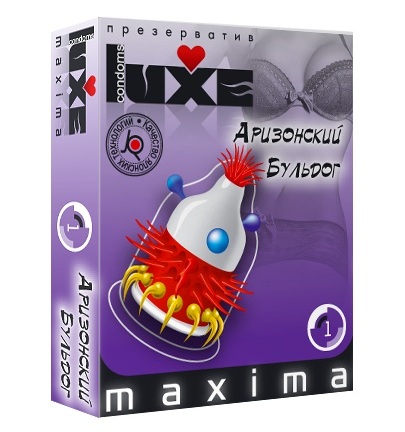 Презерватив LUXE Maxima  Аризонский Бульдог  - 1 шт. - Luxe - купить с доставкой в Набережных Челнах