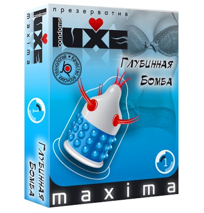 Презерватив LUXE Maxima  Глубинная бомба  - 1 шт. - Luxe - купить с доставкой в Набережных Челнах