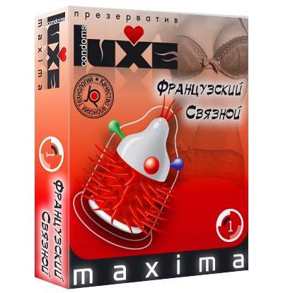 Презерватив LUXE Maxima  Французский связной  - 1 шт. - Luxe - купить с доставкой в Набережных Челнах