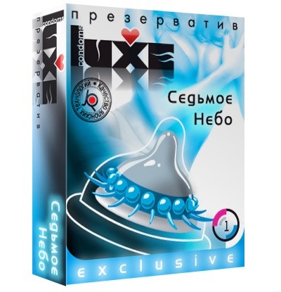 Презерватив LUXE  Exclusive  Седьмое небо  - 1 шт. - Luxe - купить с доставкой в Набережных Челнах