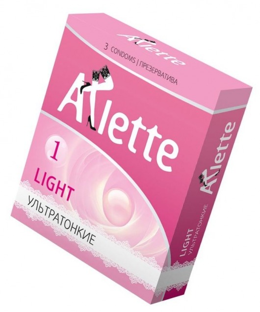 Ультратонкие презервативы Arlette Light - 3 шт. - Arlette - купить с доставкой в Набережных Челнах