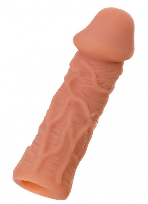 Телесная реалистичная насадка KOKOS Extreme Sleeve 05 с дополнительной стимуляцией - 12,7 см. - KOKOS - в Набережных Челнах купить с доставкой