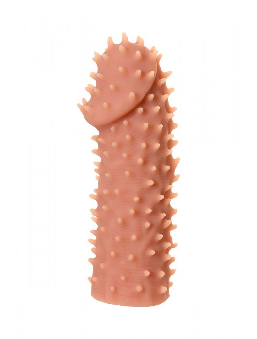 Телесная реалистичная насадка KOKOS Extreme Sleeve 07 с дополнительной стимуляцией - 12,7 см. - KOKOS - в Набережных Челнах купить с доставкой