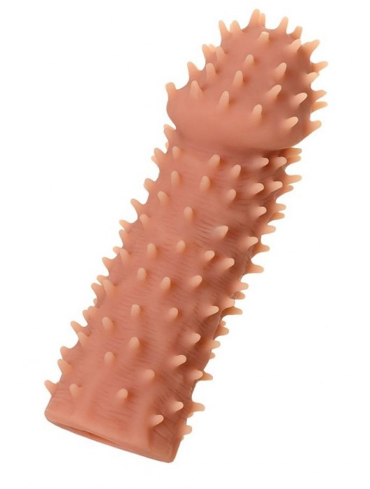 Телесная реалистичная насадка KOKOS Extreme Sleeve 07 с дополнительной стимуляцией - 12,7 см. - KOKOS - в Набережных Челнах купить с доставкой