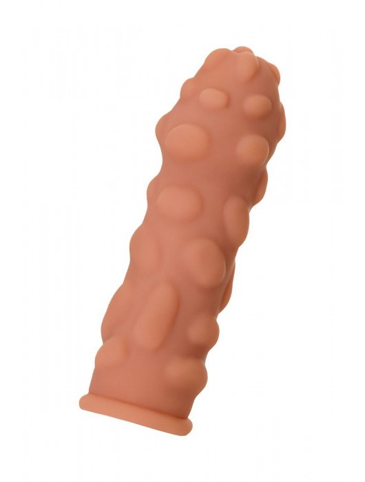 Телесная реалистичная насадка KOKOS Extreme Sleeve 11 с дополнительной стимуляцией - 12,7 см. - KOKOS - в Набережных Челнах купить с доставкой
