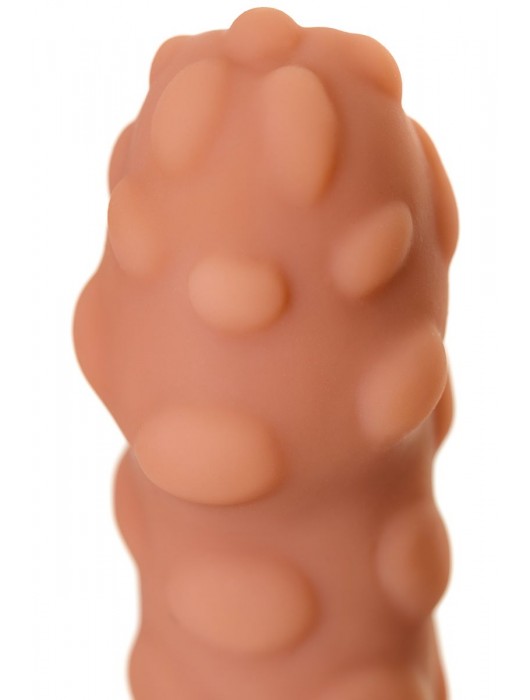 Телесная реалистичная насадка KOKOS Extreme Sleeve 11 с дополнительной стимуляцией - 12,7 см. - KOKOS - в Набережных Челнах купить с доставкой