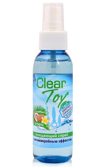 Очищающий спрей для игрушек CLEAR TOY Tropic - 100 мл. - Биоритм - купить с доставкой в Набережных Челнах