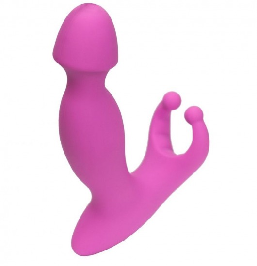 Розовый стимулятор простаты с усиками - 15 см. - 4sexdreaM - в Набережных Челнах купить с доставкой