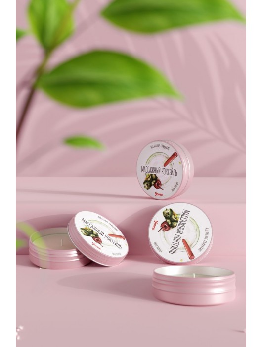 Массажная свеча «Массажный коктейль» с ароматом пина колады - 30 мл. - ToyFa - купить с доставкой в Набережных Челнах