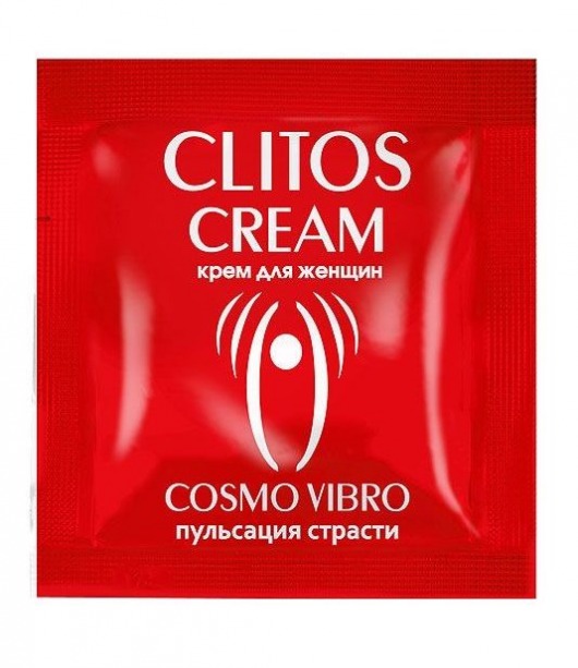Пробник возбуждающего крема для женщин Clitos Cream - 1,5 гр. - Биоритм - купить с доставкой в Набережных Челнах