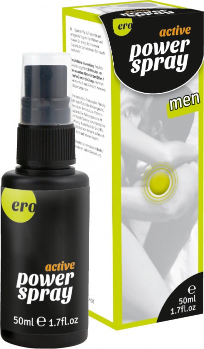 Стимулирующий спрей для мужчин Active Power Spray - 50 мл. - Ero - купить с доставкой в Набережных Челнах