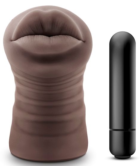 Коричневый мастурбатор-ротик Renee - Blush Novelties - в Набережных Челнах купить с доставкой