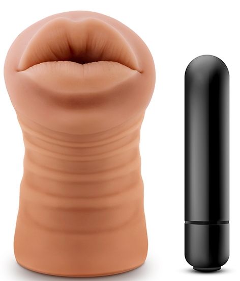Кофейный мастурбатор-ротик Isabella - Blush Novelties - в Набережных Челнах купить с доставкой