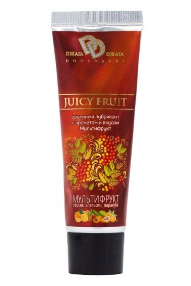 Интимный съедобный лубрикант JUICY FRUIT с ароматом фруктов - 30 мл. - БиоМед - купить с доставкой в Набережных Челнах