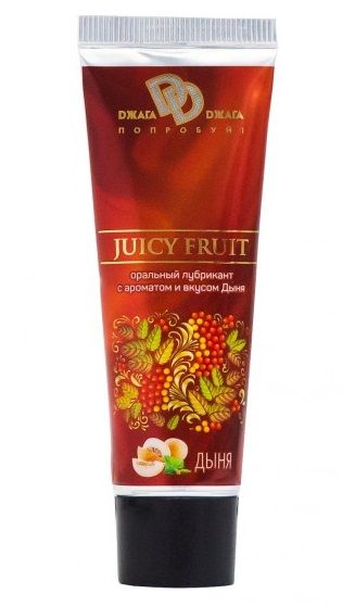 Интимный съедобный лубрикант JUICY FRUIT с ароматом дыни - 30 мл. - БиоМед - купить с доставкой в Набережных Челнах