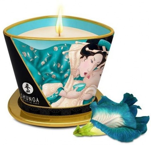 Массажная свеча Island Blossoms - 170 мл. - Shunga - купить с доставкой в Набережных Челнах