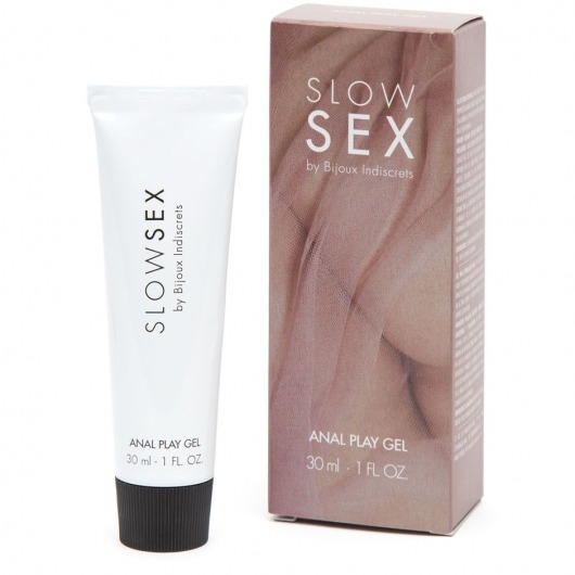 Лубрикант на водной основе Slow Sex Anal Play Gel - 30 мл. - Bijoux Indiscrets - купить с доставкой в Набережных Челнах