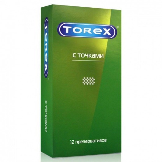 Текстурированные презервативы Torex  С точками  - 12 шт. - Torex - купить с доставкой в Набережных Челнах